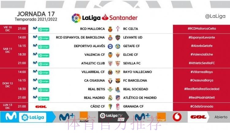马德里德比将在北京时间12月13日04:00进行